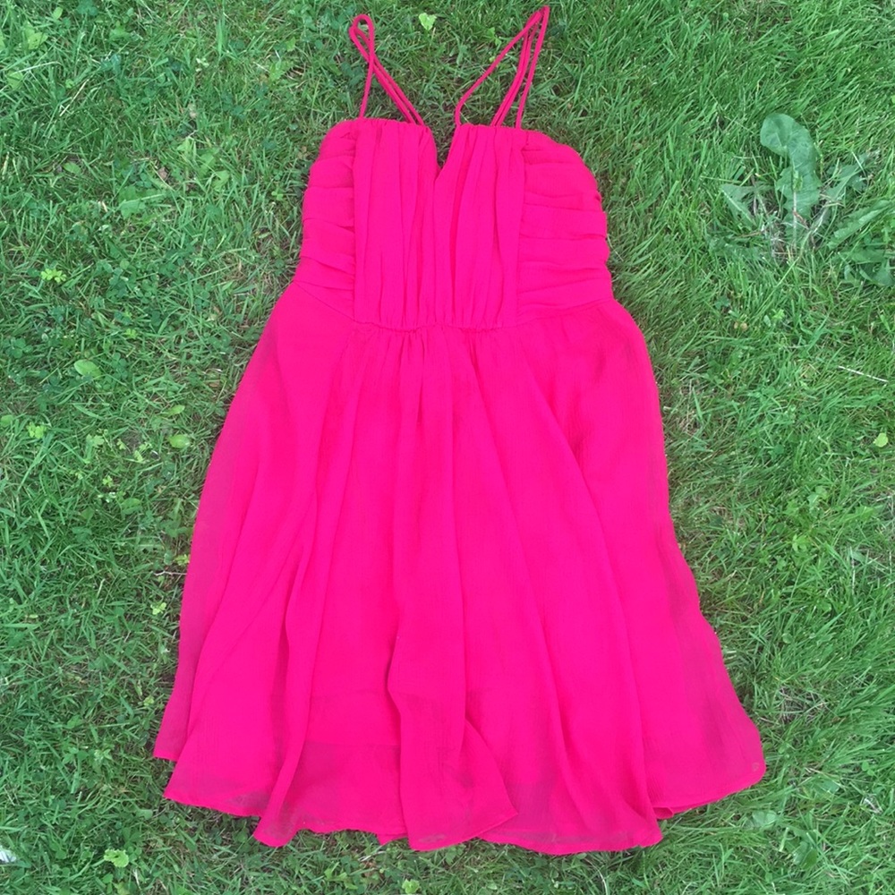 Pink summer dress